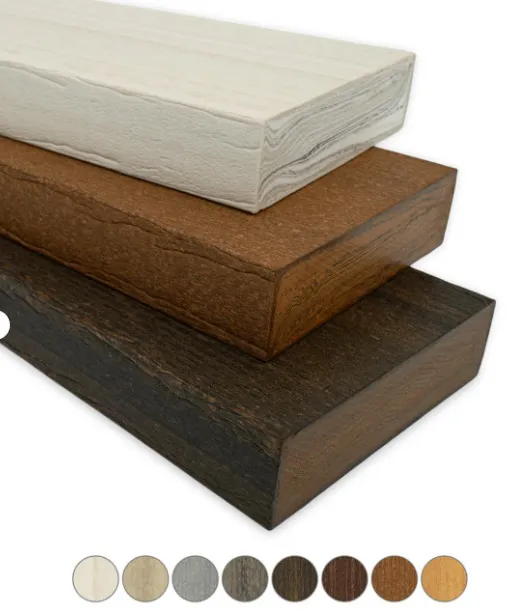 Three Polywood plank samples