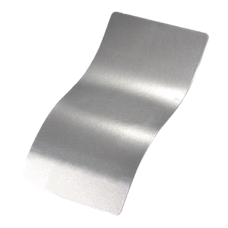 Silver powder coat